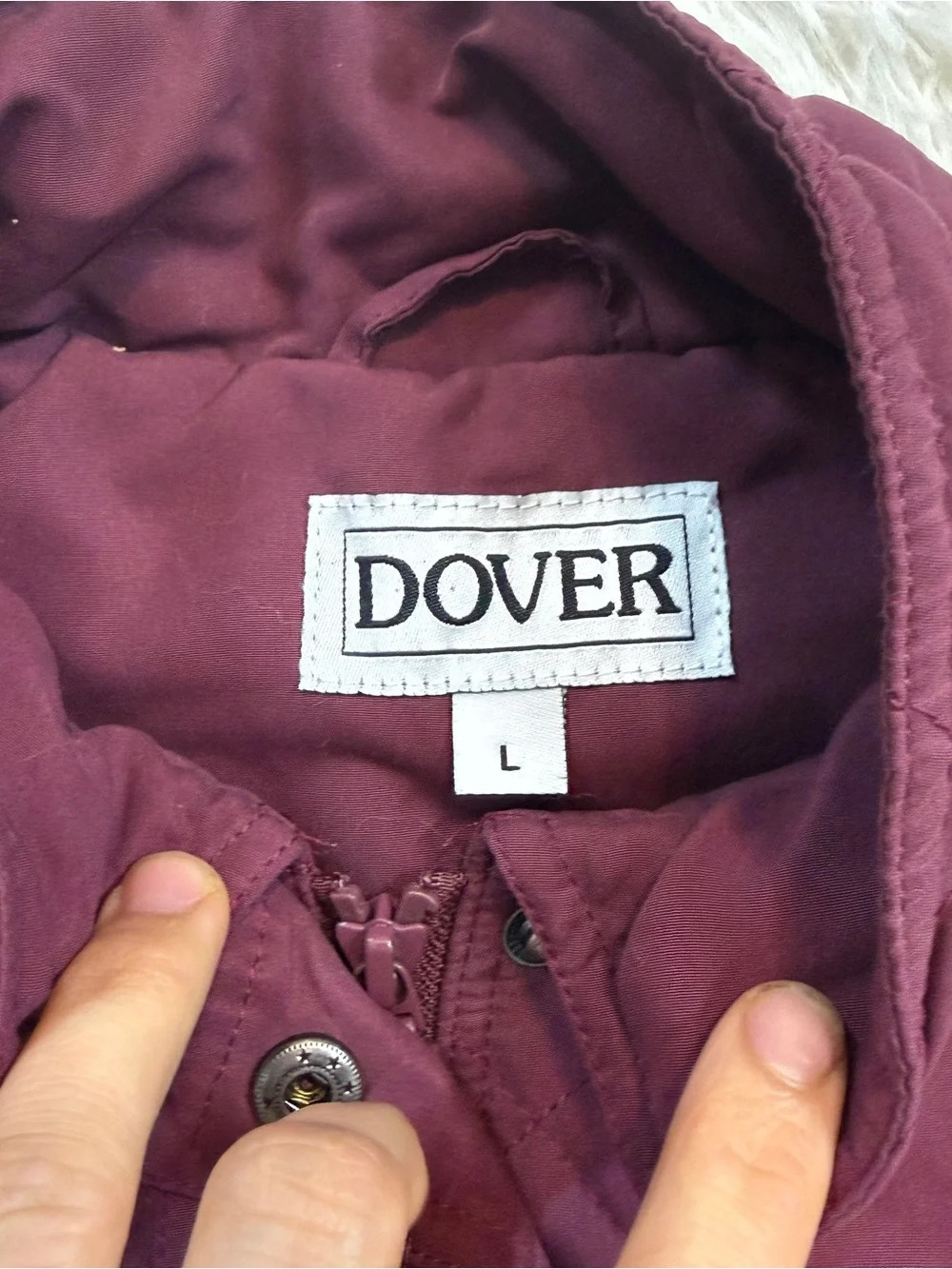 Women’s Large Burgundy Dover Horseback Riding Vest. Good Condition.